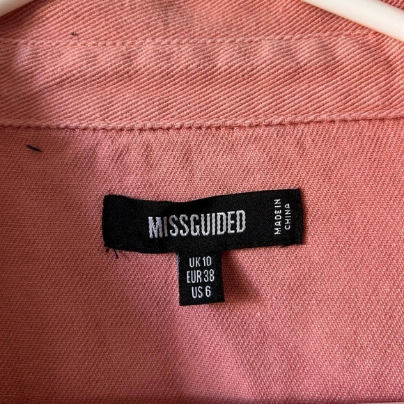 Misguided Oversized Denim Shirt Dress - Picture 3 of 3